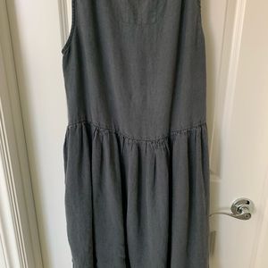 NPL grey midi dress